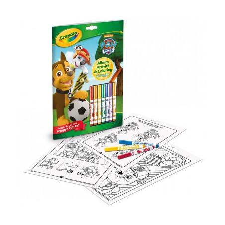 CRAYOLA ALBUM ATTIVITA-COLOR PAW PATROL