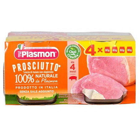 PLASMON OMO PROSCIUTTO GR.80X4