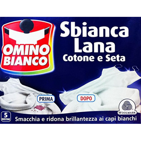 OMINO SBIANCALANA COT SETA 5 BUSTE 100GR