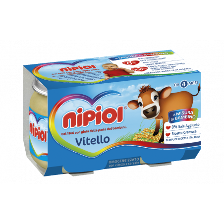 NIPIOL OMO VITELLO GR.120X2