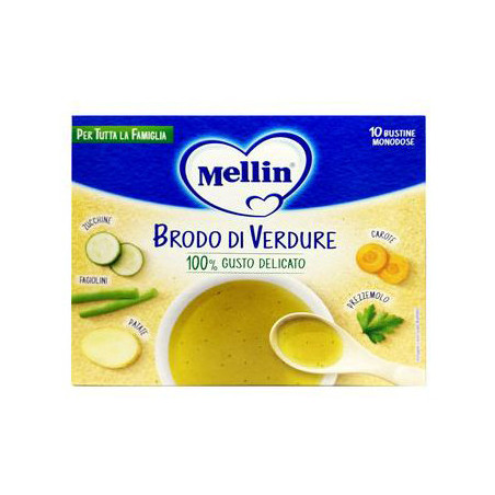 MELLIN BRODO DI VERDURE GR.80