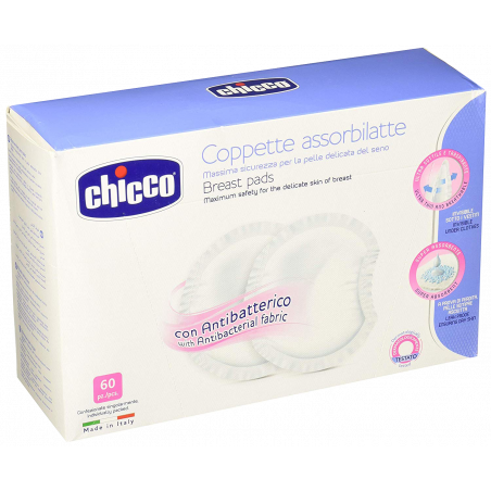 CHICCO COPPETTE ASSORBILATTE ANTIB. X60