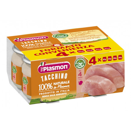 PLASMON OMO TACCHINO GR.80X4