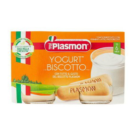 PLASMON YOGURT BISCOTTI GR.120X2