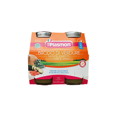 PLASMON BRODO VERDURE ML.125X4