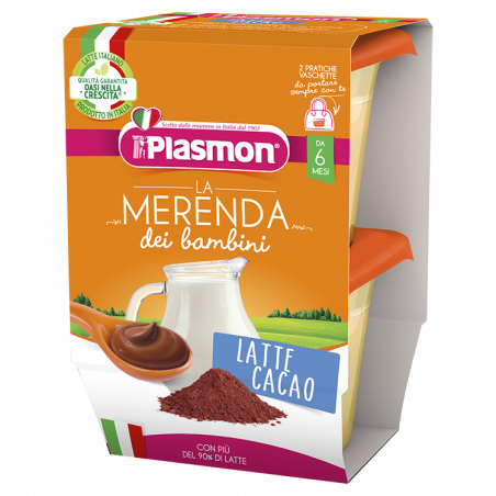 PLASMON MERENDA SAP.N.LATTE CAC GR.120X2