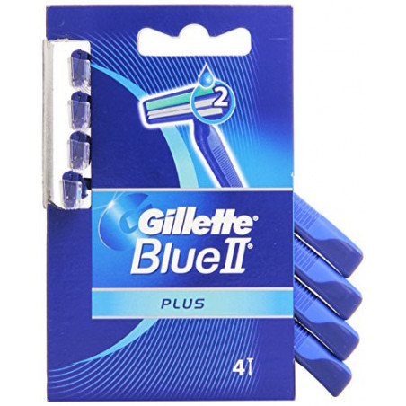 GILLETTE BLUE II PLUSx4