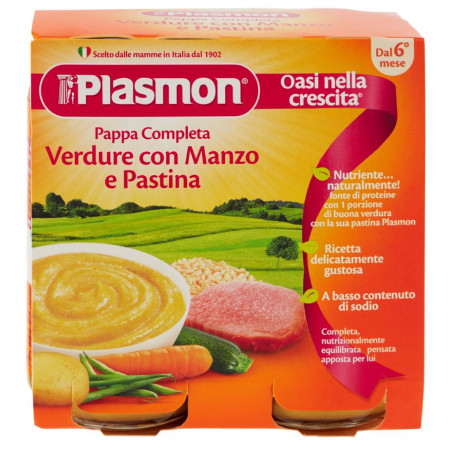 PLASMON PAPPA CO.VER MANZ PAS.GR.190X(E)