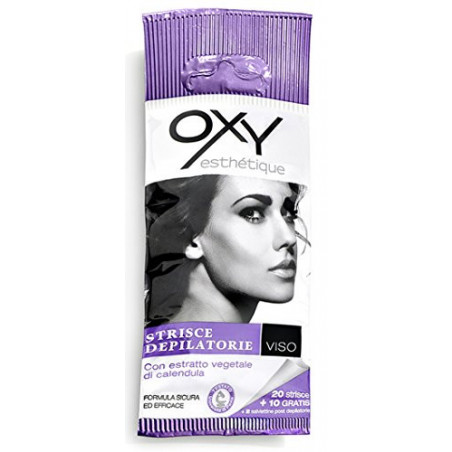 OXY STRISCE DEPIL.VISO 20+10