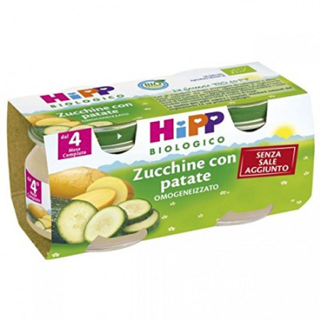 HIPP OMO ZUCCHINE C PAT  GR.80X2