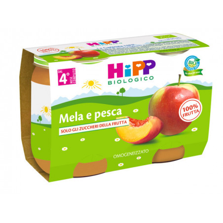 HIPP OMO MELA PESCA 80X2