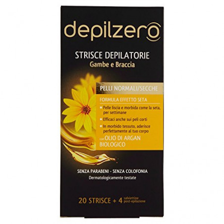 DEPILZERO STRISCE DEPIL.CORPO ARGAN X20