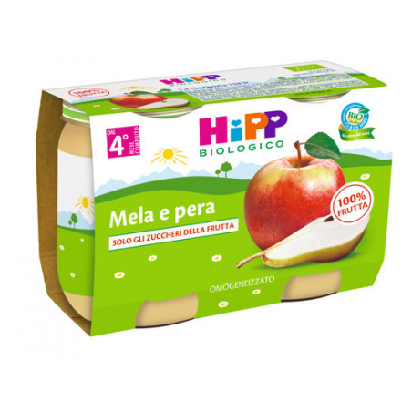 HIPP OMO MELA PERA GR.80X2