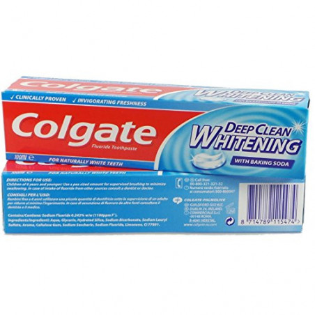 COLGATE DENT DEEP CLEAN WHITE 100 ML