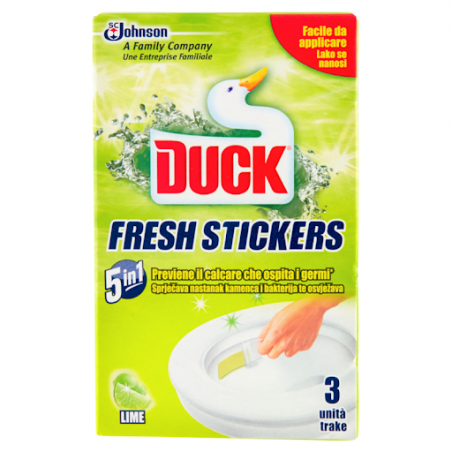 DUCK FRESH STICKERS LIME X3