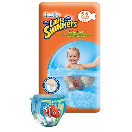 HUGGIES LITTLE SWIMMER TG.5 6 LARGE