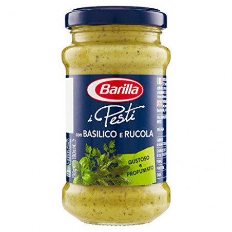 BARILLA PESTO BASILICO E RUCOLA 190GR