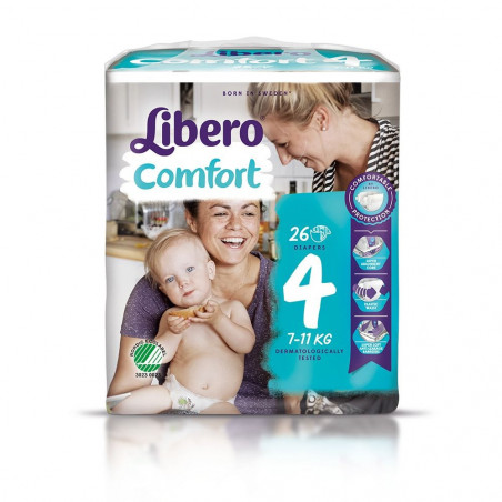 LIBERO COMFORT TG.4 7-11KG X26