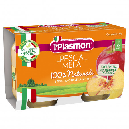 PLASMON OMO PESCA MELA GR.104X2