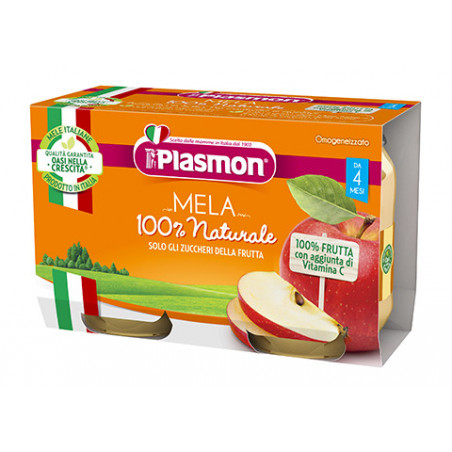 PLASMON OMO MELA GR.104X2