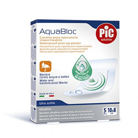 PIC CEROTTO AQUABLOC AB 10X6CM 5PZ