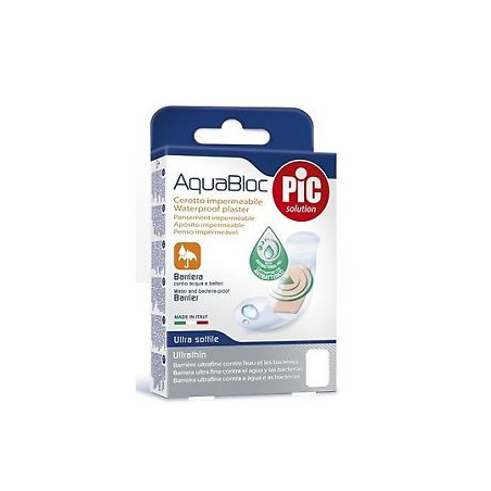 PIC CEROTTO AQUABLOC AB 10X12CM 5PZ