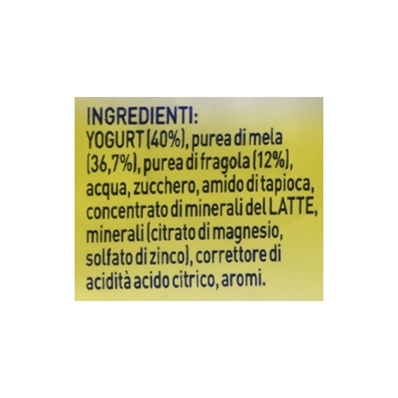 Nestle Mio Mio Frutta Yogurt Mela fragola