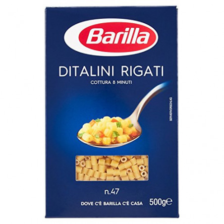 BARILLA PASTINA DITALINI RIGATI 500GR