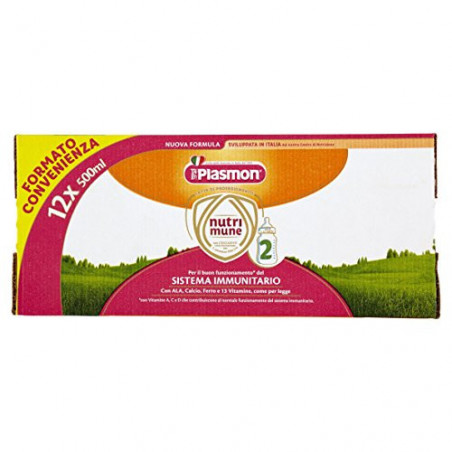 PLASMON NUTRIMUNE 2 12X500ML(E)