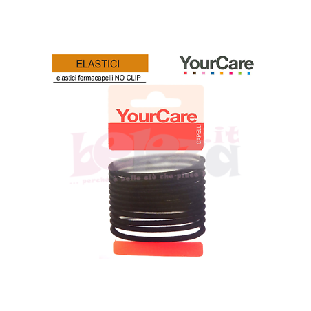 YOURCARE ELASTICI NERO 12PZ