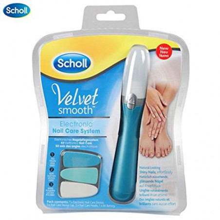 SCHOLL VELVET SMOOTH KIT ELECTR.NAIL