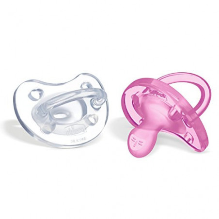 CHICCO GOMMOTTO PHYSIO GIRL SIL 0 6M 2PZ