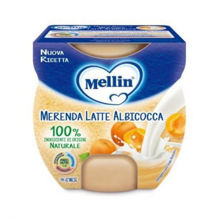 MELLIN MERENDA LATTE ALB. 100X2