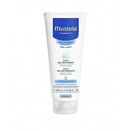 MUSTELA GEL DET.2IN1 200ML