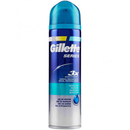 GILLETTE SERIES 3X GEL BARBA PROT.200ML