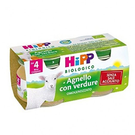 HIPP OMO AGNELLO VERD.80x2