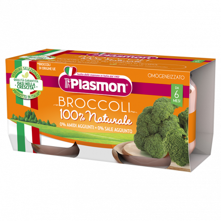 PLASMON OMO BROCCOLI GR.80X2