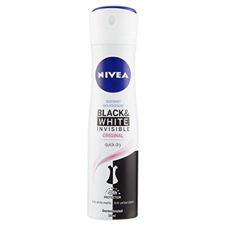 NIVEA DEO SPR B&W INVIS AID 150ML