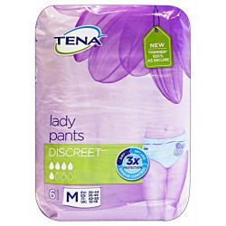 TENA LADY PANTS DISCREET SILH.BL M X6 79