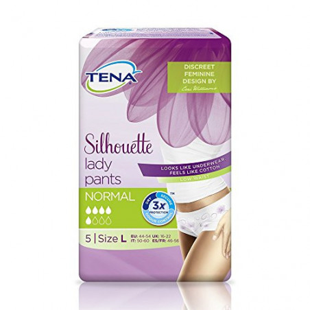 TENA LADY PANTS DISCR.SILH.BL Lx5 (E)