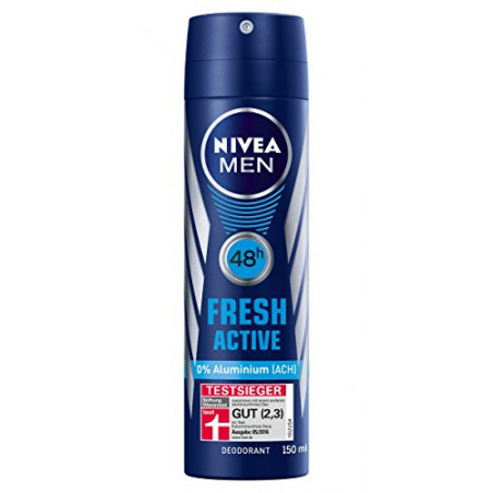 NIVEA DEO SPR MEN FR ACTIVE 48H 150ML