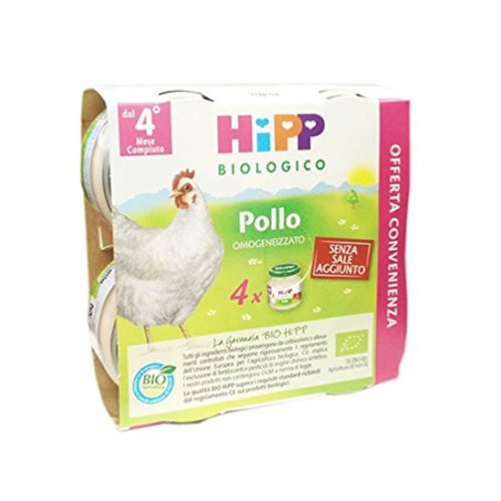 HIPP OMO POLLO GR.80X4