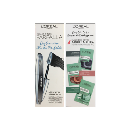 L'OREAL MASCARA FARFALLA+CLAY