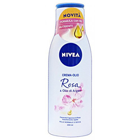 NIVEA BODY CR.OLIO CORPO ROSA 200ML