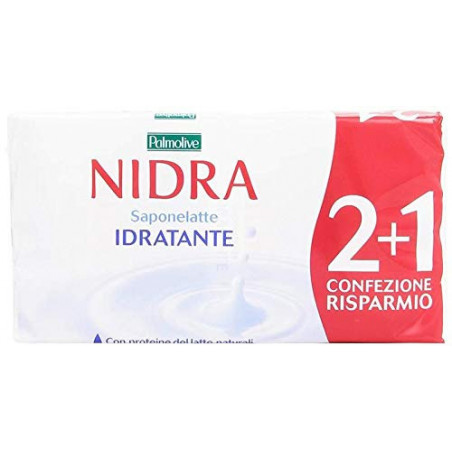 NIDRA SAPONETTA LATTE MAND.2+1 90GR