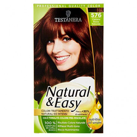 NATURAL & EASY CASTANO ROSSO D.576