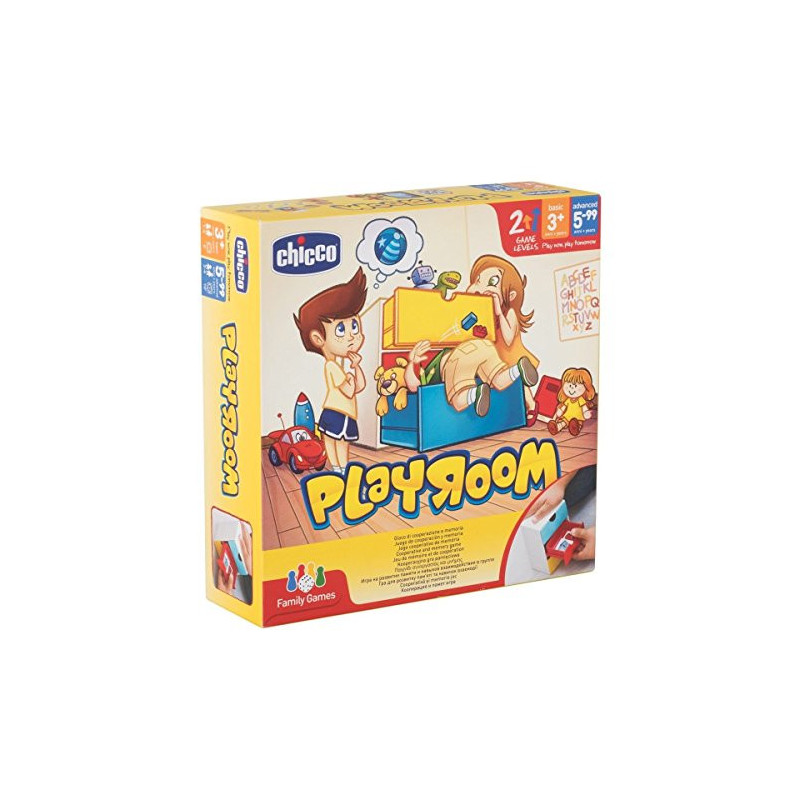 Chicco Tutto A Posto – Gioco Da Tavolo Educativo Per Riordinare La Cameretta, 2-4 Giocatori, 5-15 Minuti