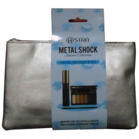 ASTRA POCHETTE METAL BRONZE EYES