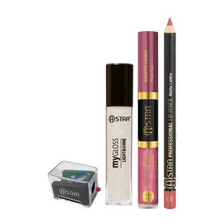 ASTRA POCHETTE METAL PINK LIPS