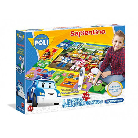 TAPPETO GIGANTE  ROBOCAR POLI(E)